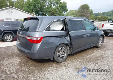 2011 Honda Odyssey Ex-L from USA, damaged, VIN 5FNRL5H60BB020788